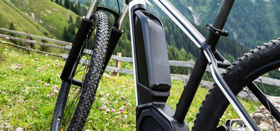 E bike in den bergen